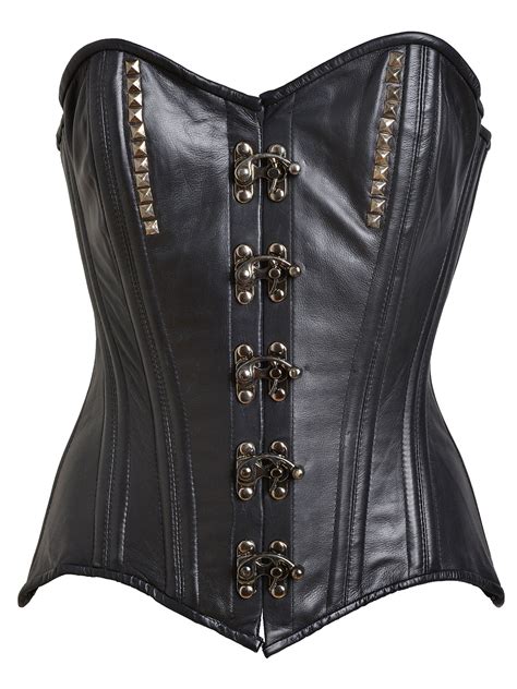 Black Leather Corset – Honour Clothing