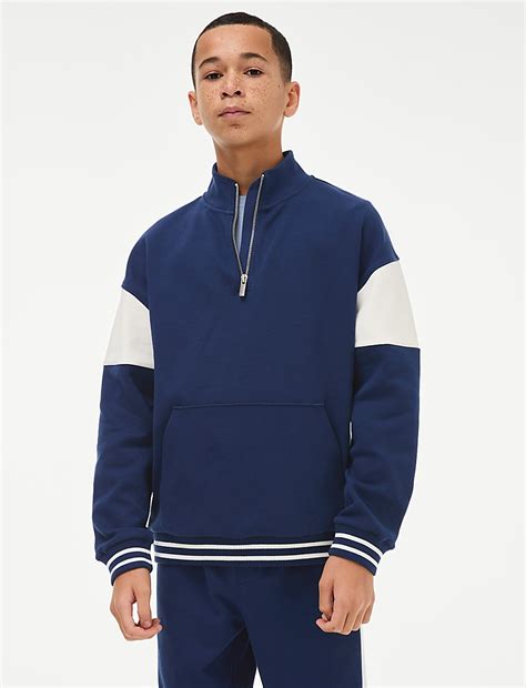 Buy Funnel Neck Sweat (6-16 Yrs) at Marks & Spencer