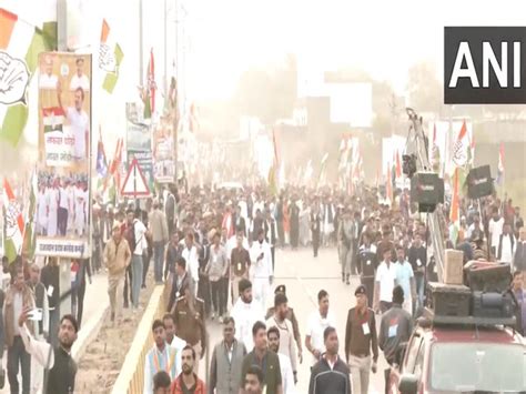 Congress' Bharat Jodo Yatra resumes from Khel Sankul in Rajasthan's ...