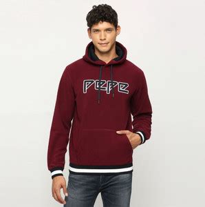Pepe Jeans Full Sleeve Embroidered Men Reversible Sweatshirt - Buy Pepe ...