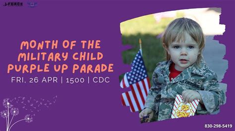 Month of the Military Child Purple Up Parade, Laughlin AFB Child ...