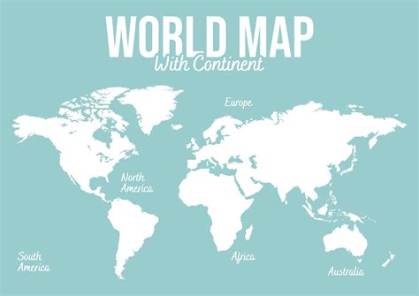 Continents Map Labeled 的图像结果