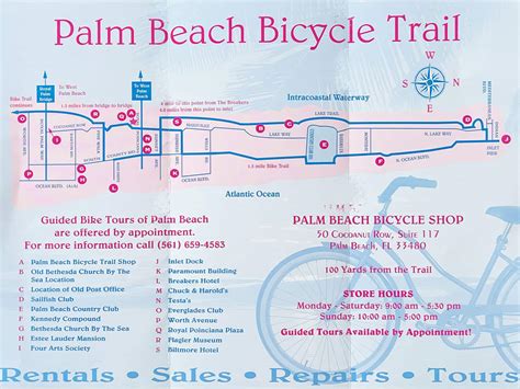 Scenic waterfront bike trail past Palm Beach mansions is one of South ...