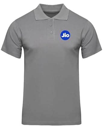 American Apple Airtel Jio Logo Printed Polo/Collar Half Sleeve Jio ...