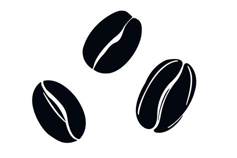Coffee Beans Black And White