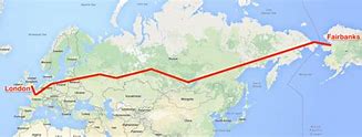 Image result for Miles Between Alaska and Russia