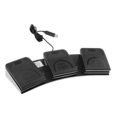 ⚡️Buy Maxbell Plastic Computer USB Three Foot Switch Pedal mouse and ...