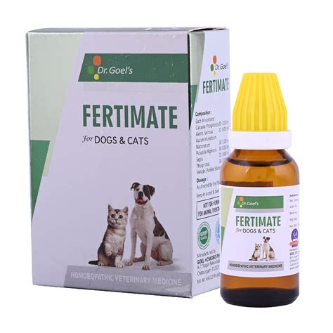 DR GOEL'S Fertimate Drops For Pets Homoeopathic Remedy For Treating ...