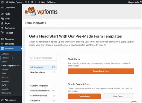 Create a Form Template 的图像结果