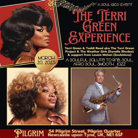 Terri Green Experience ft. Weather Girls + Louise Mehan, PILGRIM ...