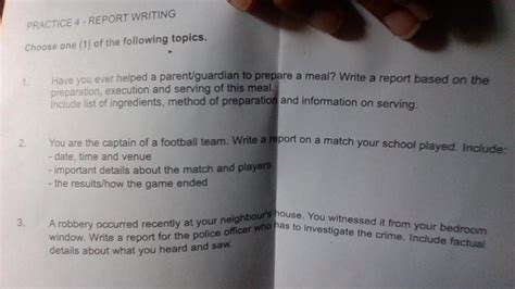 Help me write a report please The 2nd report please help me with it ...