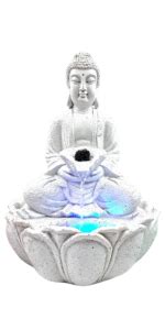 Expleasia, Exuberant & Luxury Decor Mini Lotus Buddha Water Fountain ...