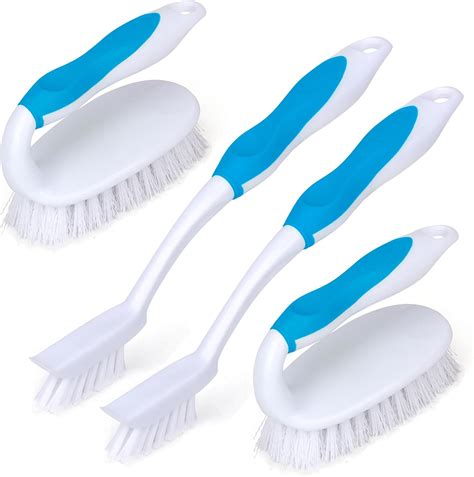 Amazon.com: HileSwan Scrub Brush Set, 4 Pack Deep Cleaning Brush Kit ...