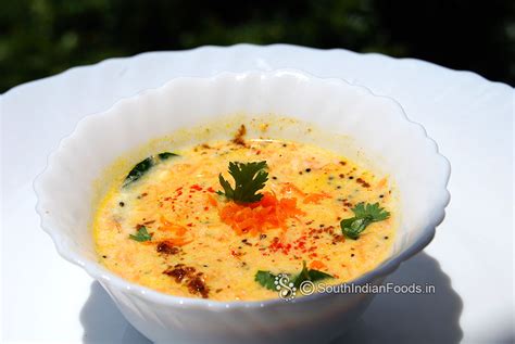 Simple carrot raita recipe | Carrot pachadi | Gajar ka raita-How to ...