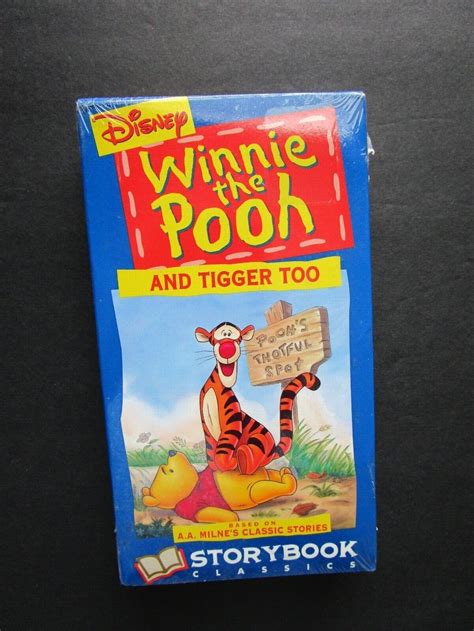 Winnie the Pooh and Tigger Too (VHS, 1998) for sale online | eBay