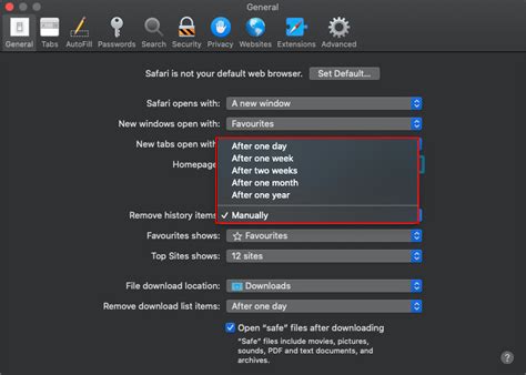 Image result for Automatically Clear Browsing History