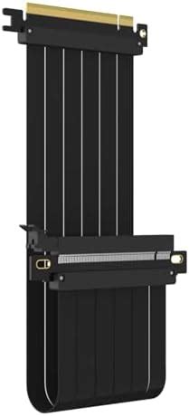 GLOTRENDS PCIe 3.0 X16 GPU Riser Cable Length 400mm, Female 180 Degree ...
