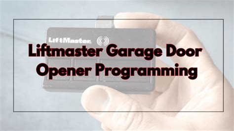 Program Access Master Garage Door Opener 的图像结果