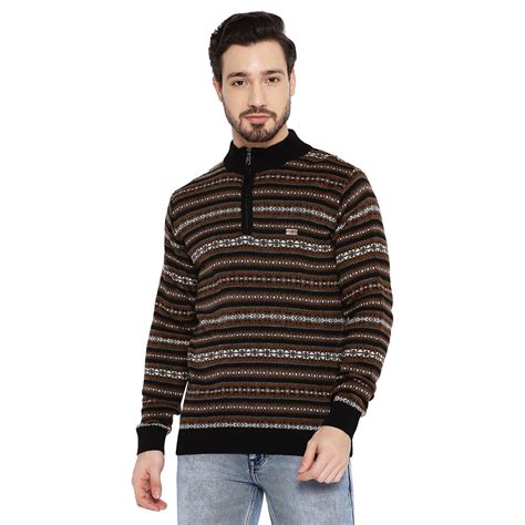 Duke Stardust Men Full Sleeve Half Zip Sweater (SDS2078)