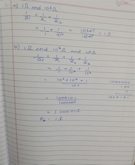 14. Judge the equivalent resistance when the following are connected in ...