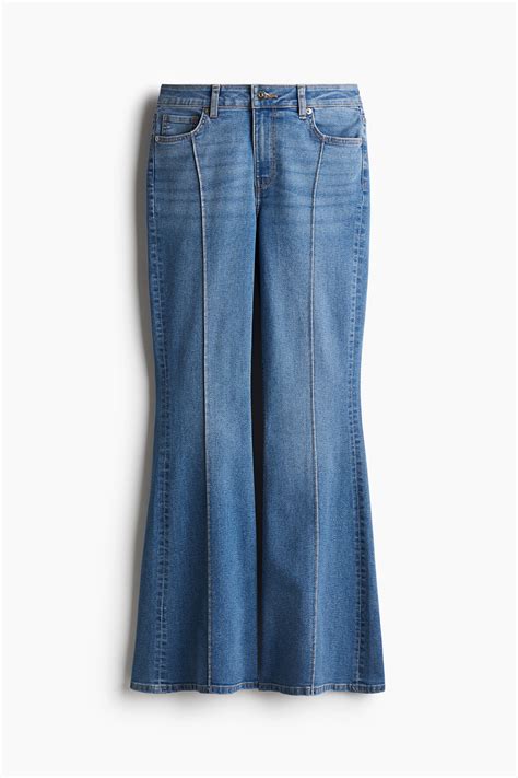 Flared High Jeans - Light denim blue - Ladies | H&M IN
