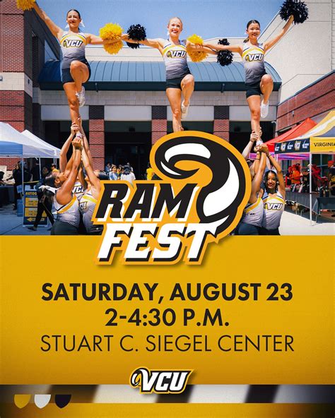 VCU - RAMFEST IS BACK‼️ Mark your calendars for August 23 for a great ...