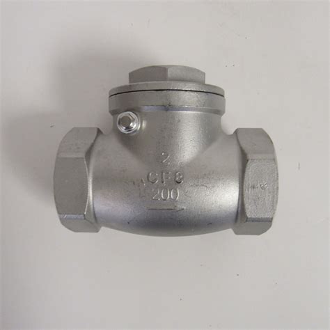 SWING CHECK VALVE - 304 STAINLESS STEEL - 200 PSI - 2 INCH – PRM Filtration