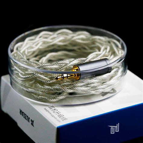 JUZEAR Limpid OFC Silver Plated Upgrade Cable for IEM | Concept Kart