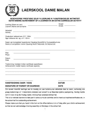 Laerskool Danie Malan School Fees 2020 - Fill and Sign Printable ...