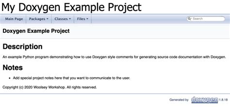 Doxygen vs Code Python 的图像结果