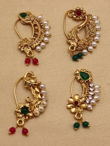 Gold Nose Rings Designs - Buy Gold Nose Pins/Studs online at best ...
