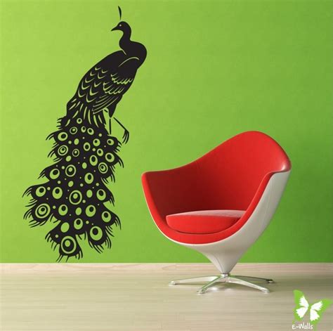 Decals Design 'Indian Peacock' Wall Sticker (PVC Vinyl, 60 cm x 90 cm ...