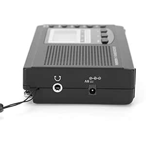 Portable Mini Radios FM/MW/SW Receiver with Digital Alarm Clock FM ...