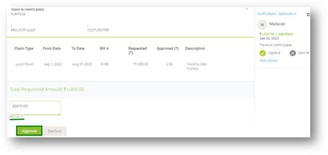 How to approve expenses in ESS. : Help Center