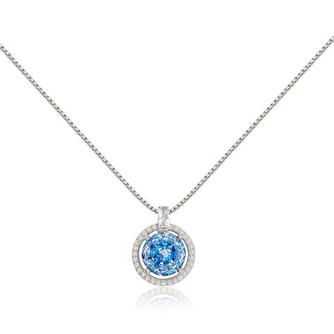 Blue Glimmering Secret - Crushed Ice Necklace – Nistra