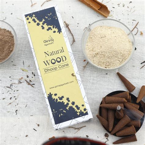 Natural Wood Dhoop Cone – Giriraj Dhoop