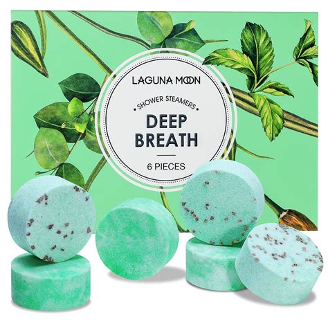 Buy Laamoon Aromatherapy Shower Steamers for Nasal and Easy Breath, 6 ...