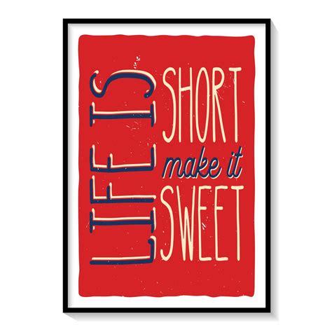 Buy Life is Short Motivational Posters Online India at Best Price ...