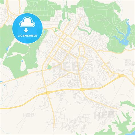 Printable street map of George, South Africa - HEBSTREITS