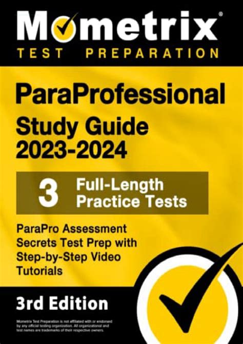 @DOWNLOAD› ~PDF~ ParaProfessional Study Guide 2023-2024 - 3 Full-Length ...