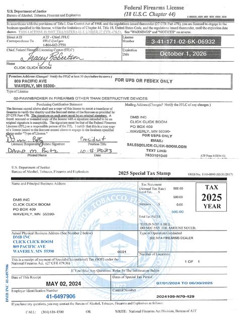 FFL License Application Form 的图像结果
