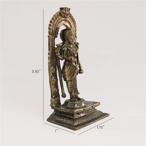 KASI VISALAKSHI ANTIQUE IDOL BRONZE STATUE