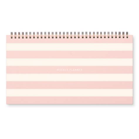 Striped Undated Weekly Planner - Ruff House Print Shop
