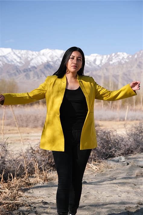 Dry Laburnum Yellow Pure Cotton Blazer For Women Online – Okhaistore