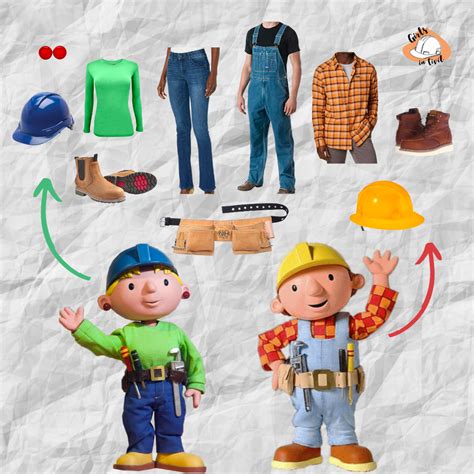 Diy Bob The Builder Costume at Liam Raphael blog