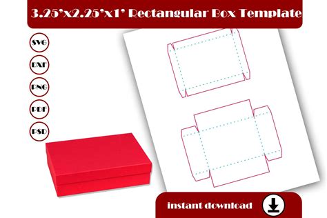 Image result for Printable Rectangular Gift Box From Paper