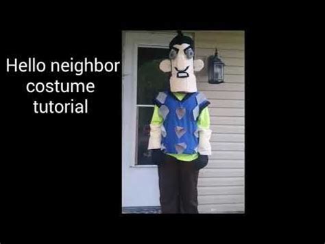 In real life, Hello neighbor costume tutorial. - YouTube | Hello ...