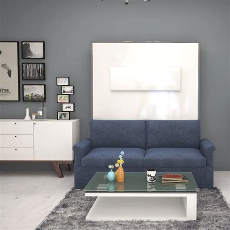 Oliver A – Space Saving Wallbed with Foldable Leg Flap