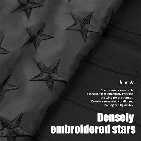 Buy Black American Flag 2x3 Ft,Blacked Out American Flag Made In Usa ...