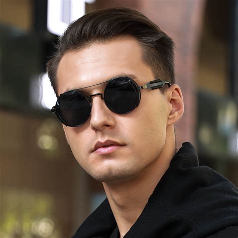 Bold cyberpunk-inspired black sunglass – JACK MARC